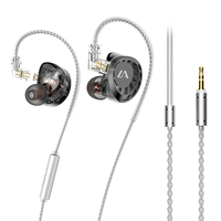 Écouteurs intra-auriculaires hybrides HiFi Lafitear LF4 1DD+3BA à armature équilibrée, moniteur intra-auriculaire filaire