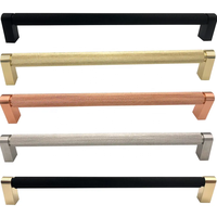 Kosin MLP05 armoire 16mm Bar meubles de Style européen cuisine laiton massif or poignée moletée tirer