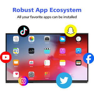 DeepLume Pro 75 pulgadas Zoom/Tableros interactivos compatibles con equipos Un clic <span class=keywords><strong>Unirse</strong></span> a un tablero inteligente para reuniones de equipo virtual - Product Image 3