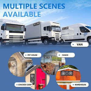 Kit de ventilador de panel solar CC sin escobillas de alta velocidad 3 en 1 de 25W, ventilación bidireccional para cobertizo de Granero ático, refrigeración RV, OEM ODM - Product Image 6