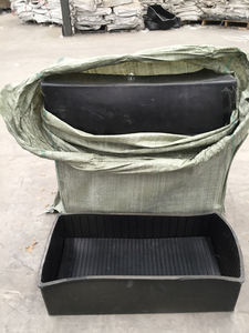 แผ่นยางรองรางสีดำแผ่นพื้นด้านเดียวสำหรับรถไฟรถไฟบริการตัดและข้ามพรมแดน - Product Image 6