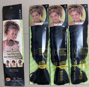 Mèches Tressées Africaines en Gros, Cheveux à Tresser Ghana 82 Pouces Pré-Étirés Afro Yaki 165g, Extensions Jumbo Braids - Product Image 5
