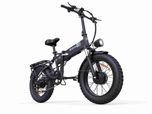 Custom 20 Inch 48V Electric E-<b>Bike</b> Customized Electric Full Suspension Mountain Off Road Folding <b>Fat</b> <b>Tire</b> E <b>Bike</b> Manufacturer - Product Image 3