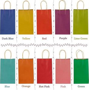 Sacs cadeaux en papier kraft personnalisables en gros, de luxe, avec gaufrage et pelliculage, durables, pour le thé, les décorations de fête d'enfants et les sacs de friandises - Product Image 2