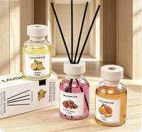 Diffuseur à bâtonnets 130 ml – Offre Spéciale – Parfum d'ambiance de luxe aux huiles essentielles naturelles pour la maison, la chambre et le bureau – Désodorisant
