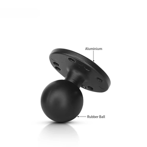 Base ronde de 1,5 pouce de taille C pour supports de GPS pour véhicules, en alliage d'aluminium avec motif de trous AMPS standard - Product Image 4