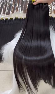 Extensiones de Cabello Humano Virgen Brasileño Natural de 18 Pulgadas, 100% Cabello Humano, Grado 9A, Color Natural, Venta al Por Mayor - Product Image 6