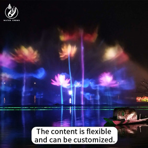 Sistema de Proyección de Cortina de Agua, Fuente Comercial de Acero Inoxidable para Exteriores, Multimedia de Alta Definición, Certificación CE, Fácil Instalación - Product Image 4