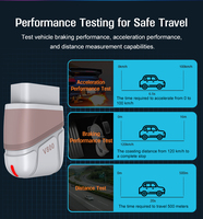 Lecteur de code OBD2 V800 complet avec application iOS/Android, données en temps réel, garantie 1 an