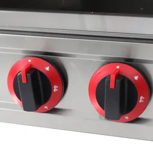 أجهزة مطبخ تجارية مطعم كونتر من الفولاذ المقاوم للصدأ أعلى الغاز الأشعة تحت الحمراء السمندر