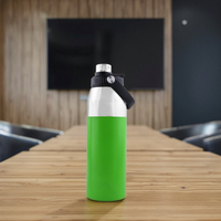 Frasco Bouteille d'eau à double paroi en acier inoxydable Tasse en métal Tumbler Termo Promotion de fiole à vide isolée avec manchon en liège 1000ML