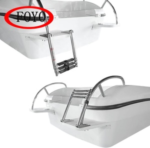 FOYO — fabricants de marque en acier inoxydable, <span class=keywords><strong>4</strong></span> <span class=keywords><strong>marches</strong></span>, sur plateforme, échelle télescopique pour bateau et <span class=keywords><strong>piscine</strong></span>, prix d'usine - Product Image 5