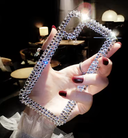 Coques fantaisie pour iPhone 17 Pro Max pour femmes, étuis de téléphone en strass pour iPhone 16 Pro Max