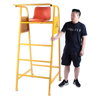 Impression de logo personnalisé chaise d'arbitre mobile portable pour court de tennis chaise d'arbitre amovible pour volley-ball badminton