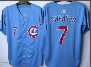 男士新款时尚运动服球衣工厂批发棒球球衣芝加哥小熊队 27 号铃木加大码 - Product Image 4