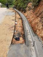 Caniveau de drainage linéaire monolithique à haute capacité de charge en résine et béton D400 F900 EN1433 pour usage municipal