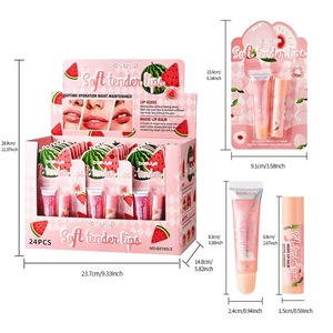Bálsamo Labial Humectante con Cambio de Temperatura OEM, Aceite Labial Brillante, Set de 2 Piezas, Ingredientes Minerales, Aclara las Líneas de los <span class=keywords><strong>Labios</strong></span>, Sabor a Frutas - Product Image 6