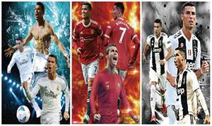 Poster Sepak Bola Lentikular 3D 30x40cm Plastik Tahan Lama Dekorasi & Hadiah Liburan dengan 100 Model dan Efek Gerak Anime - Product Image 3