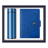 Coffret cadeau d'affaires 2 en 1 avec affichage de la température et flacon à vide pour carnet de notes Coffret cadeau personnalisé pour entreprise