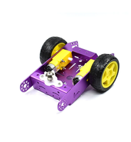 2wd voiture en aluminium jouets éducatifs nouveau châssis de voiture en alliage Robot intelligent