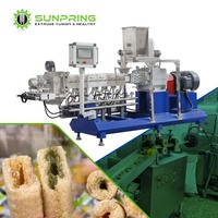 Machine à snacks de maïs fourrés au chocolat SunPring, machine à snacks fourrés, prix, ligne de production de snacks de maïs fourrés