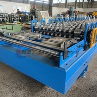 Máquina Formadora de Tejas de Acero Glaseadas de 1125 mm con Transmisión por Caja de Cambios, Máquina Formadora de Techos Metálicos