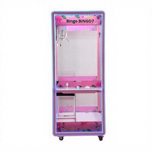 Vollständig transparenter <span class=keywords><strong>Internet</strong></span>-Star-Greifautomat mit automatischer Greifanpassung für Puppen – Verkaufsautomat für Unterhaltungs- und Arcade-Spiele - Product Image 1