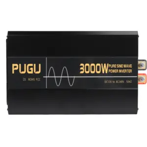 Pure Sine Wave Inverter 3000W Power DC 12V To AC 220V Voltage 50/60HZ Converter Solar Car Inverters With LED and USB