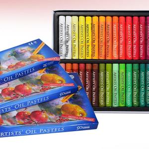 Économie Pastels à l'huile MOPS 50 25 12 couleurs Academic Vibrant Crayons MUNGYO Safe Kids Art Student Bulk School Supplies - Product Image 5