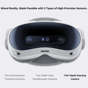 Gafas de realidad Virtual CON rastreador de movimiento, gafas <span class=keywords><strong>VR</strong></span> inalambricas 6DOF 4 ultra 12g + 256G <span class=keywords><strong>VR</strong></span> MR 3D - Product Image 3