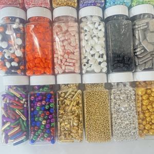 100g Edible Cake <b>Sprinkles</b> sugar beads Candy <b>Sprinkle</b> for birthday wedding party decorations - Product Image 3