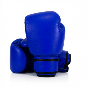 Gants de boxe personnalisables en cuir de vachette légers de 8 oz avec poignées et sangle de poignet réglable pour une protection complète des doigts - Product Image 1