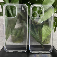 Funda de Teléfono de Diseño de Lujo con Carga Inalámbrica Ecológica de TPU Transparente Resistente a Golpes de Fábrica para 17/15/14/13/12 Pro Max/Mini