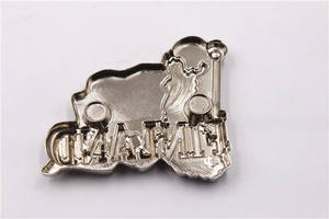 Aimant de réfrigérateur en émail métallique de <span class=keywords><strong>Finlande</strong></span> et de Lapland, souvenir de mariage, avec autocollant magnétique de forme originale - Product Image 5