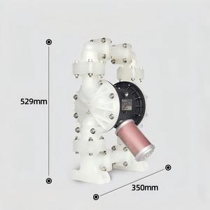Pompe pneumatique à diaphragme à haut débit, auto-amorçante avec alarme de panne de diaphragme pour produits chimiques - Product Image 1