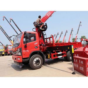Camion grue lourd Dongfeng D7 4*2 équipé d'une flèche droite à 5 sections Changxing de 7 tonnes, idéal pour les travaux d'ingénierie - Product Image 6