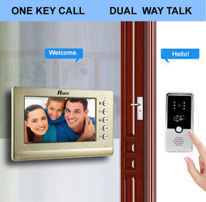 Télé<span class=keywords><strong>phone</strong></span> de porte vidéo couleur de <span class=keywords><strong>7</strong></span> pouces, maison filaire, système de contrôle d'accès intelligent, sonnette de porte de Villa, Support de carte d'identité, télé<span class=keywords><strong>phone</strong></span> de porte vidéo - Product Image 5