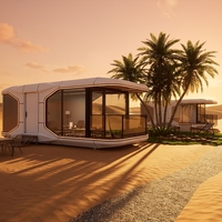 Maison Capsule de Luxe Modulaire Conteneurisée Entièrement Préfinie pour Hôtels, Camping-grounds, Sites Touristiques et Événements Privés
