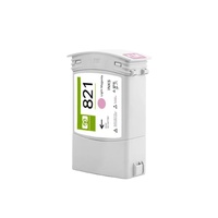 Cartouche d'encre complète InkLab 400ml 7 couleurs compatible HP821 avec encre latex et puce pour imprimantes HP 110/115 C M Y K LM LC OP