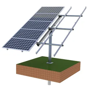 Photovoltaic Panel Single Pole Solar Mounting Structure PV Mounting System