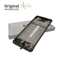 Cadre d'assemblage de remplacement LCD avec LCD pour Samsung A33 5G A336, pièces originales OLED pour téléphones mobiles