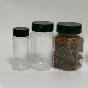 कारखाने प्रत्यक्ष बिक्री हेक्सागोनल 9 ओज हर्ब और मसाला उपकरण प्लास्टिक मसाला जार नमक और काली मिर्च शेकर बोतल - Product Image 4