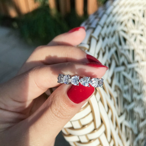 Anillo de Hiphop al por Mayor, Joyería Fina de Plata de Ley 925, Anillo de Dedo Unisex de Lujo con Diamante Natural - Product Image 5