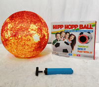 Ballon de sport gonflable en plastique imprimé à poils courts pour enfants