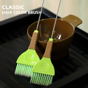 Barbiere fornisce personalizzazione Logo strumento salone applicatore spazzola colorante colorante per capelli brochas para tinte NH63-LA