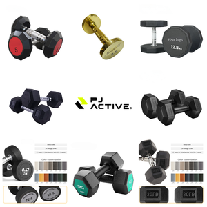 Chất lượng cao tùy chỉnh thiết bị tập thể dục thoải mái tạ cao su HEX quả tạ để sử dụng nhà bán buôn thiết kế thời trang - Product Image 6