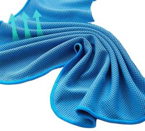 Logotipo personalizado Color Fitness de doble cara de secado rápido Instant Ice Cool Magic Towel Toalla de refrigeración con funda de silicona - Product Image 2