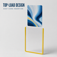 Lot de cartes de visite PVC 35pt avec bande latérale couleur, format 3x4, motif Étoile Rêveuse, cartes rigides, style tendance, imprimées au laser/sérigraphie, vente en gros
