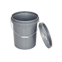 Bon marché, récipient de qualité alimentaire 3L incassable, seau à peinture à l'huile en plastique de 1/2/3/4/5/6 gallons avec bec verseur