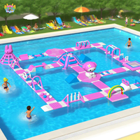 Parc aquatique gonflable pour les sports nautiques de parc, amusement estival, jouets aquatiques flottants sur mesure, matériau PVC durable